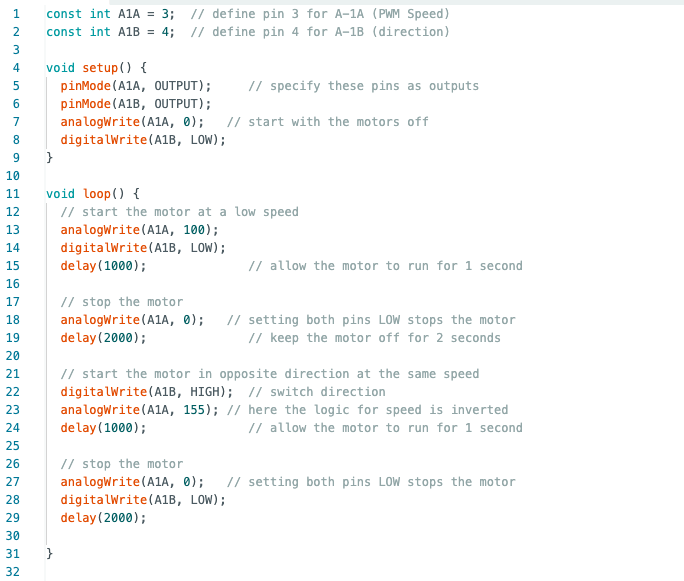 arduino code