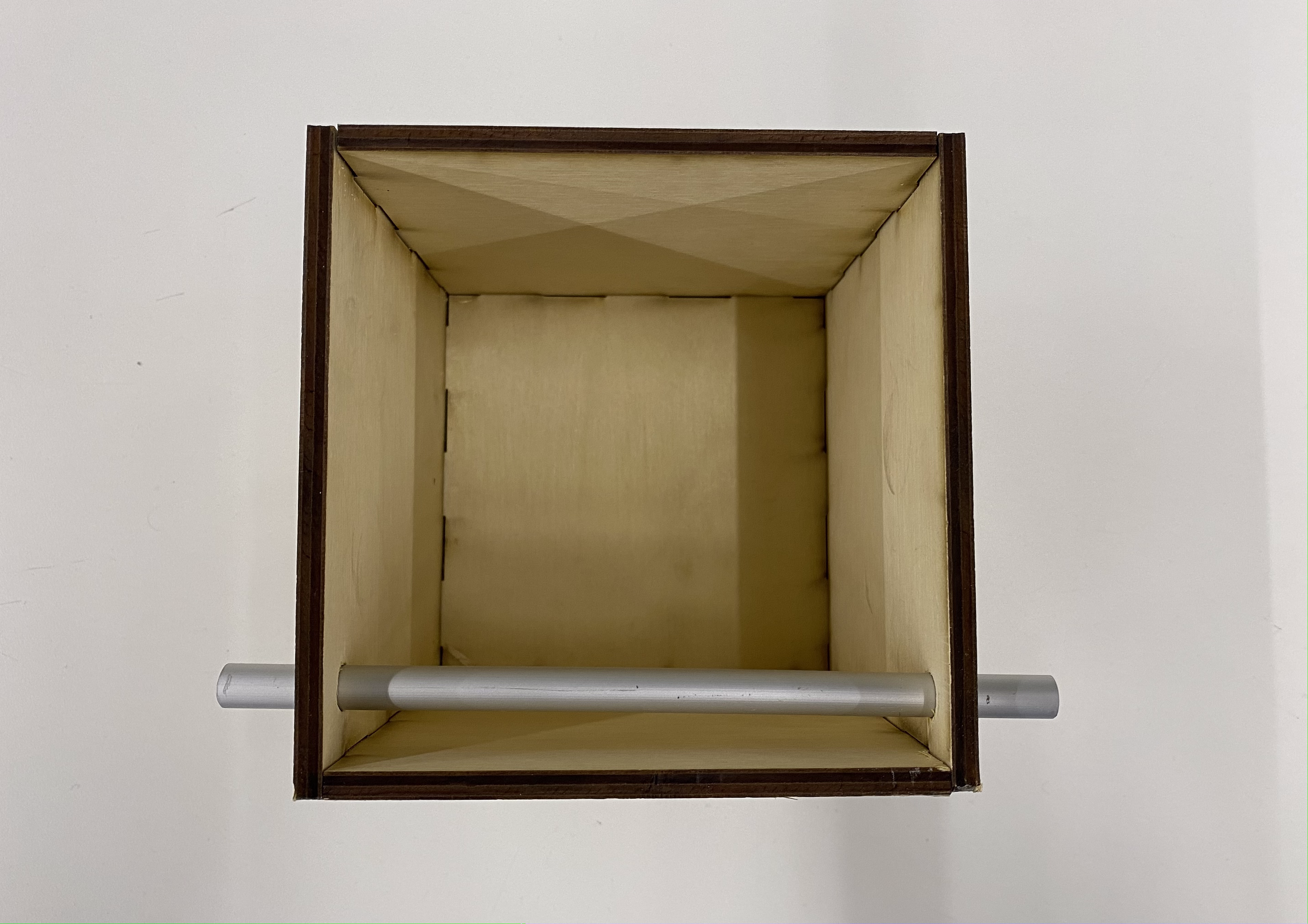 top view of box